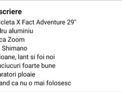 Vand urgent bicicleta XFact Aventure